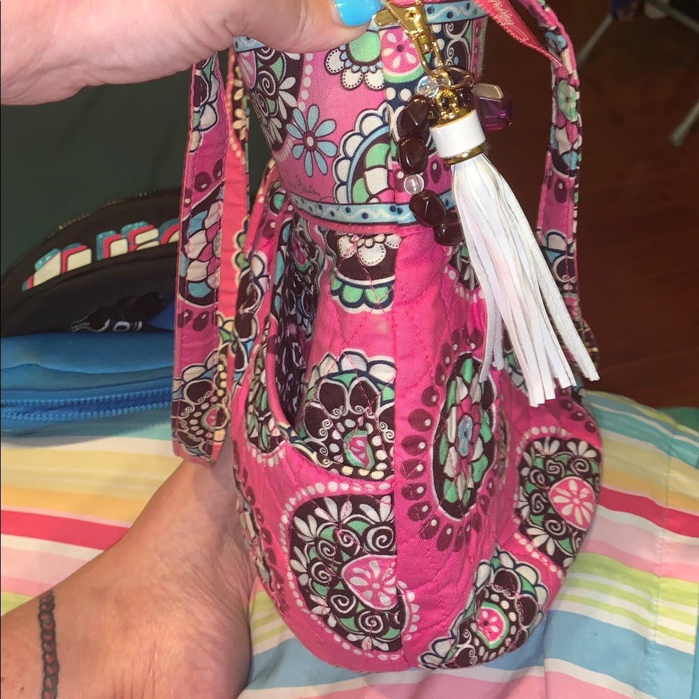 Vera Bradley rare floral shoulder/tote bag - Picture 9 of 11